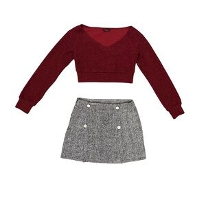 Crimson Chic set ♥️